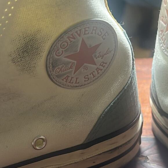 CONVERSE CHUCK TAYLOR ALL‎ STARS HIGH TOP SNEAKERS SIZE 9 - Picture 4 of 7